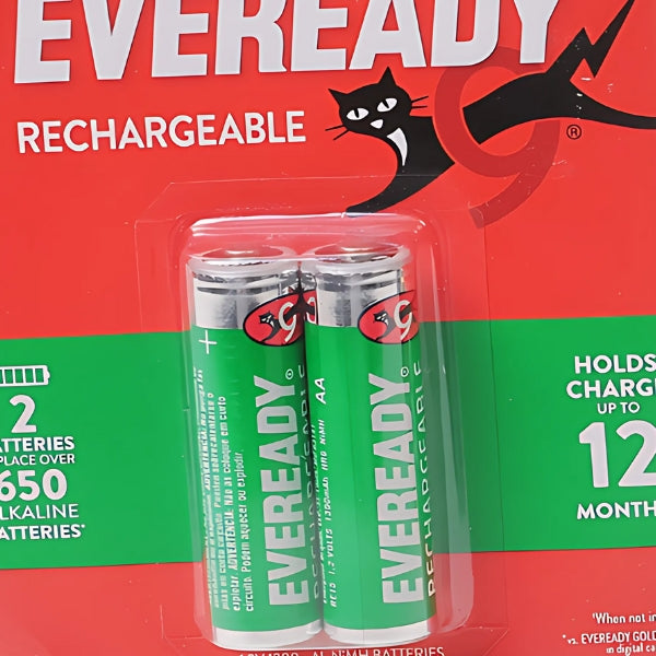 EVEREADY Rechargeable Battery AA (RE15BP2)