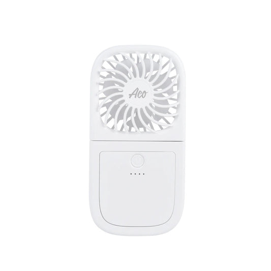 ACO Electrical Multipurpose Handheld Mini Fan - White