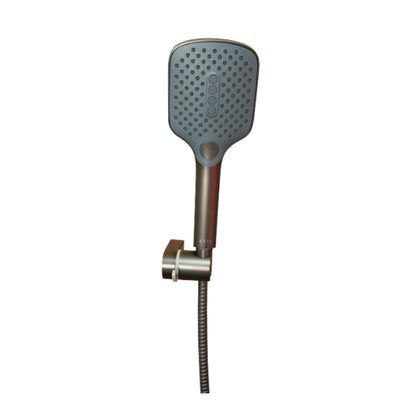 AXIS 3-Setting Square Hand Shower Kit Gun Metal