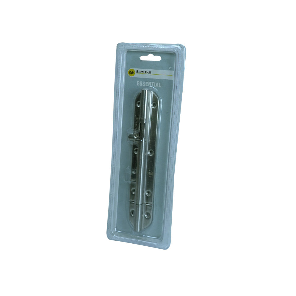 YALE 6" Essential Barrel Bolt Satin