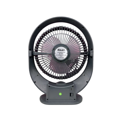 AKARI 8" LED Rechargeable Eliptical Fan