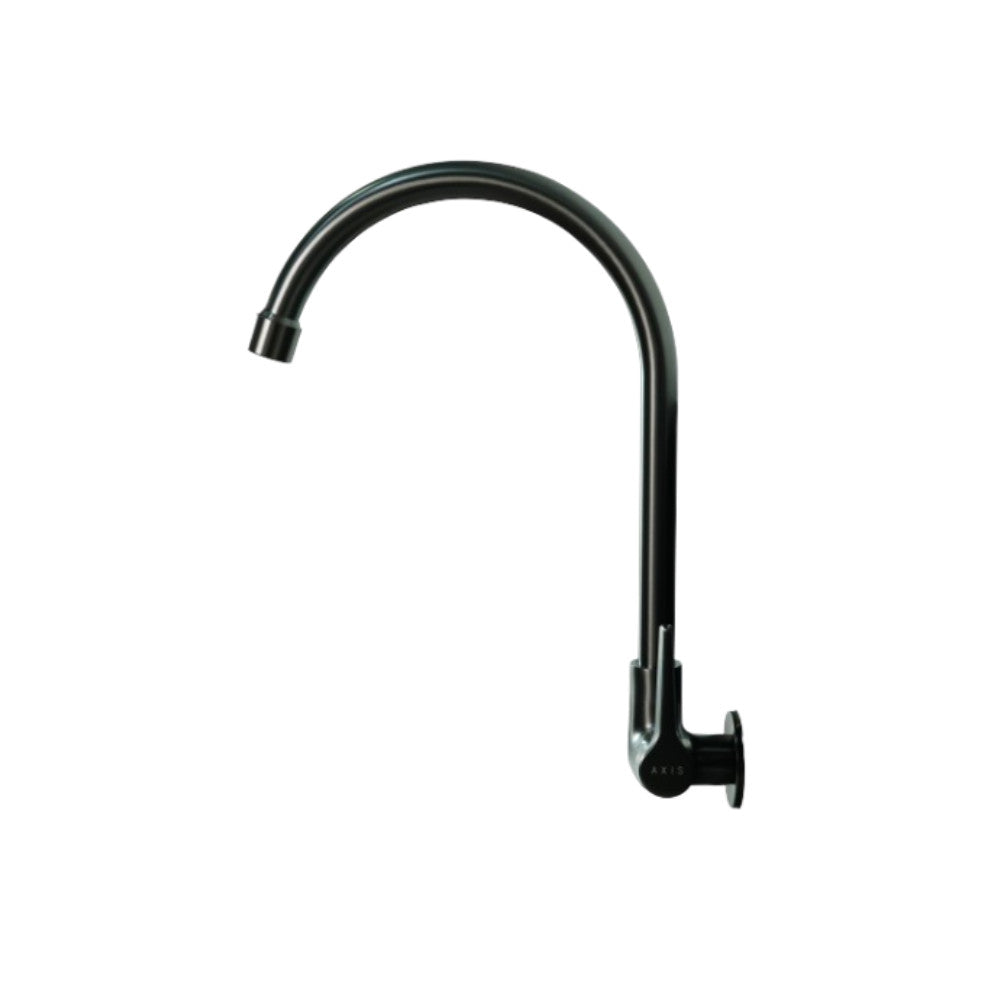 AXIS Wall Mount Gunmetal Kitchen Faucet (AXS01FW202GS)
