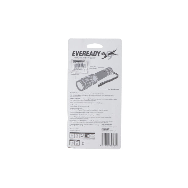EVEREADY Rechargeable Metal Light (VMAHL8)