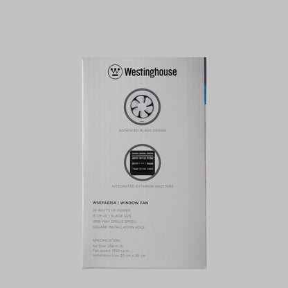 WESTINGHOUSE 6" Exhaust Fan - White (WHVFAE6)