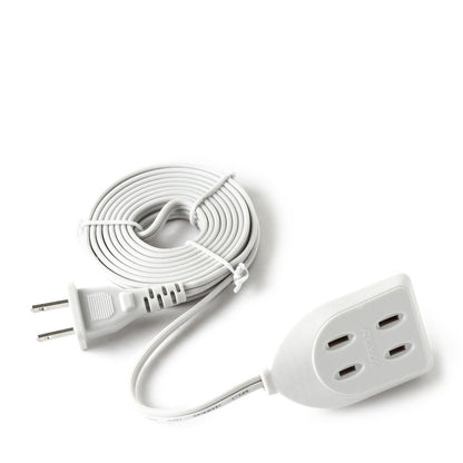 ROYU 3-Gang Flat Pin Outlet Extension Cord (REDEC203)