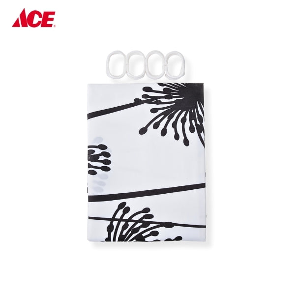 CASCADE Polyester Shower Curtain - Assorted Designs (N-SC-25)
