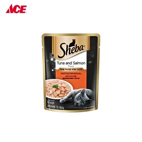 SHEBA 70g Wet Cat Food (Adult) - Tuna & Salmon Flavor