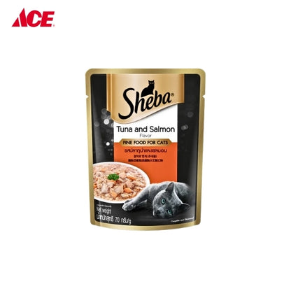 SHEBA 70g Wet Cat Food (Adult) - Tuna & Salmon Flavor