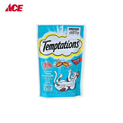 TEMPTATIONS 75g Treats for Adult Cats - Tempting Tuna