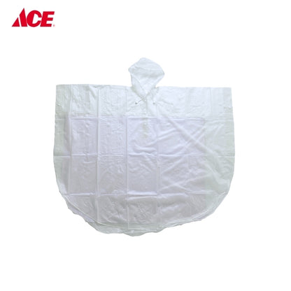 HERCULES Raincoat Transparent Poncho - White #2600