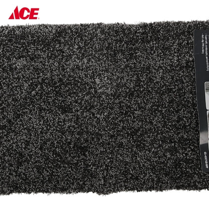 CASCADE 45x75cm Shaggy Absorbent Bath Mat - Gray (GS45X75D)