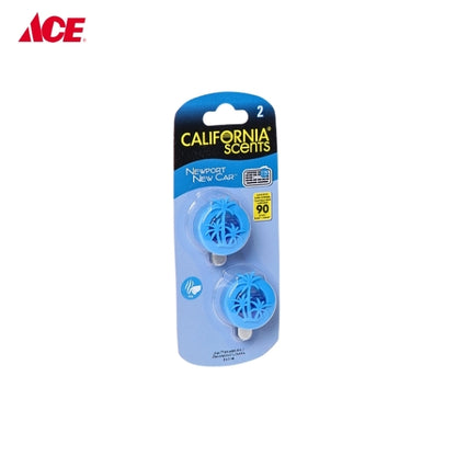 CALIFORNIA SCENTS 2x3ml Mini Diffuser - Newport New Car