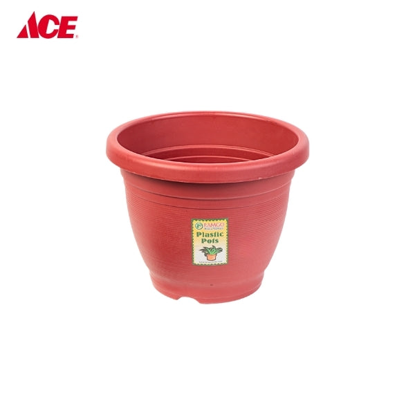 RAMGO 11" Plastic Pot and Saucer - Large