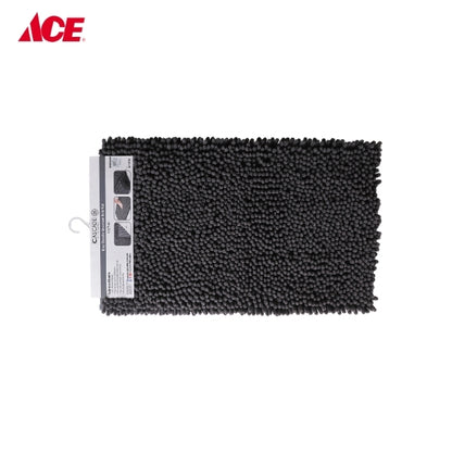 CASCADE 45x75cm Chenille Absorbent Bath mat - Gray (GS45X75A)