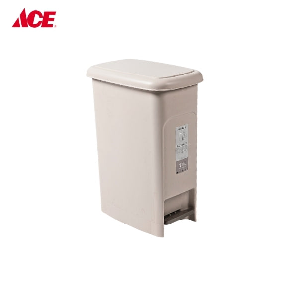 MEGABOX 34L Neutralist Slim Step Bin - Beige (MG-712)