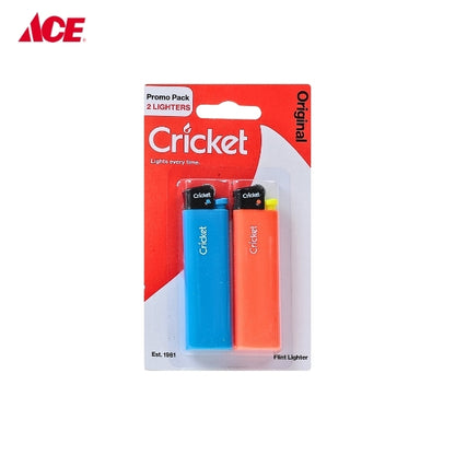 CRICKET Lighter Blister Pack - 2pc.
