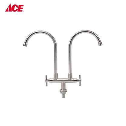 ROSCO Dual Spout Kitchen Faucet – Cross Handle (RO-1886)