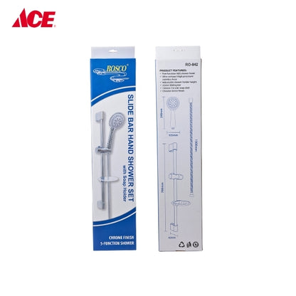 ROSCO Slide Bar Hand Shower Set with Soap Holder (RO-842)