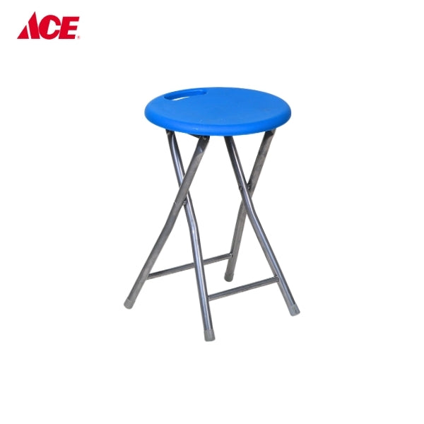 MODERN LIFESTYLE Round Folding Stool - Blue (ML20015R)