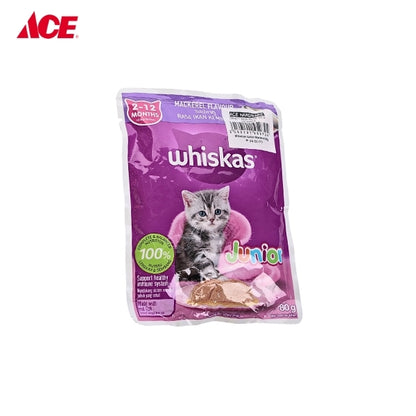 WHISKAS 80g Junior Mackerel (Pouch)