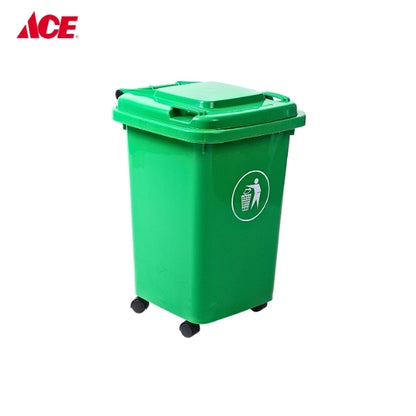 Dustbin with Wheels - Green 50L (GEO50)