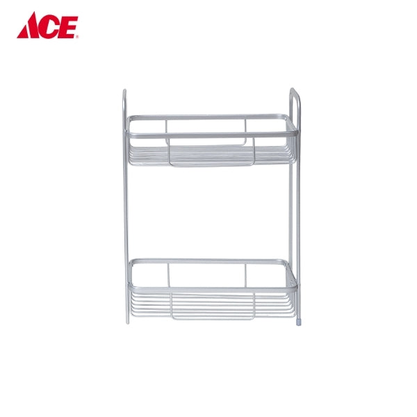 CASCADE 2-Layer Aluminum Storage Rack (29x19x39cm)