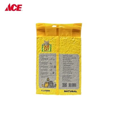 OUR CAT 6L Tofu Cat Litter - Natural
