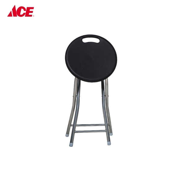 MODERN LIFESTYLE Round Folding Stool - Black (ML20015R)