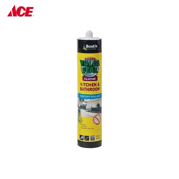 BOSTIK 300ml Super Vulcaseal Sanitary Sealant - White
