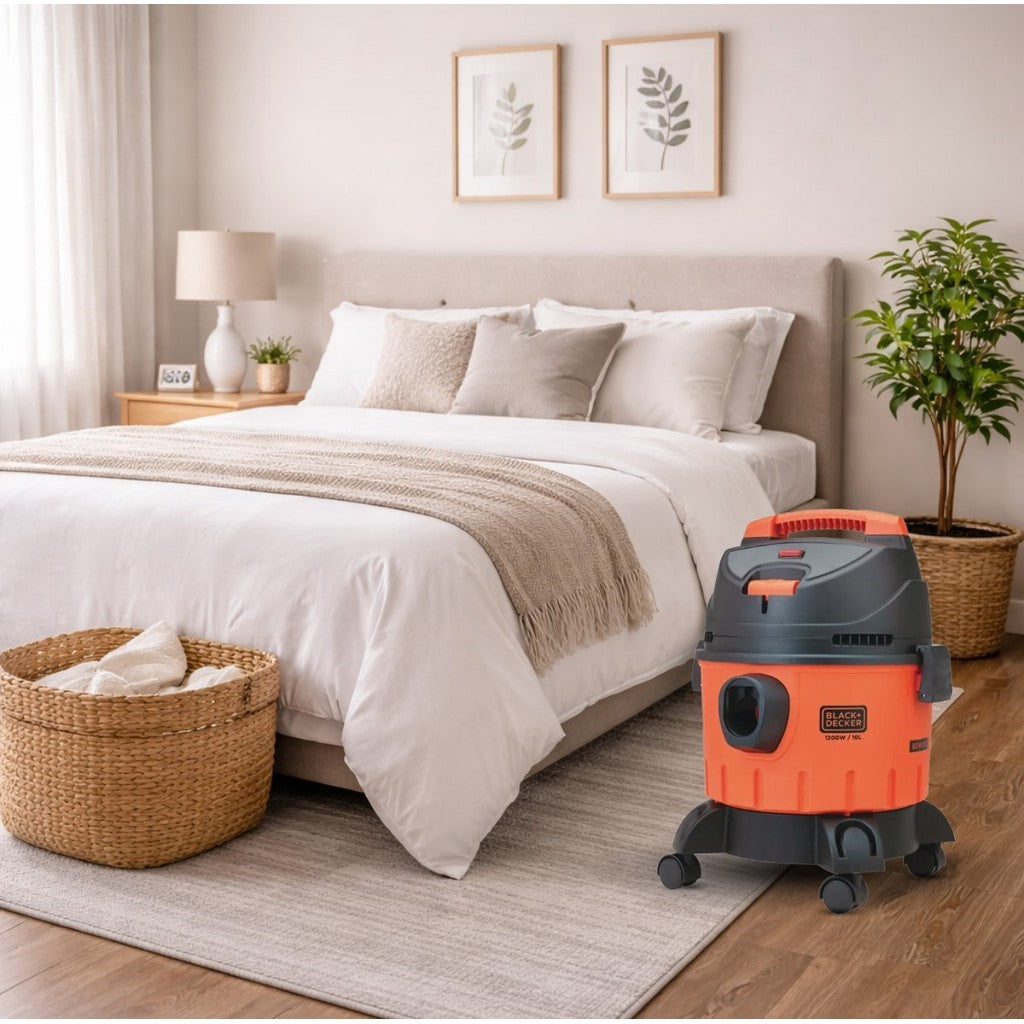 BLACK & DECKER 10L Wet & Dry Vacuum Cleaner 1200W