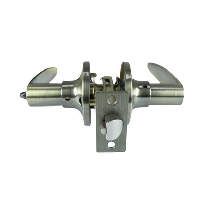 ARGO Lever Set Tubular Entrance Straight Antique Brass