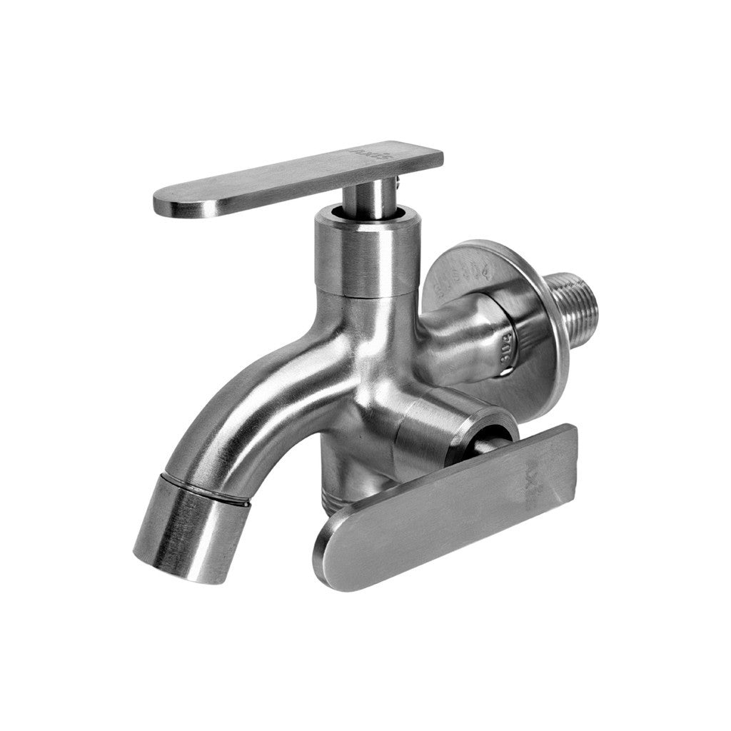 AXIS Yarra 2-Way Bathroom Faucet with Shower Kit Stainless Steel