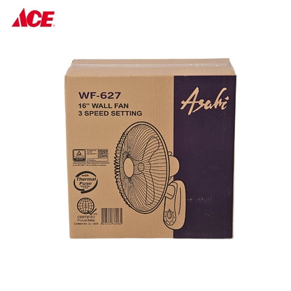 ASAHI 16" Wall Fan - Black (WF627)