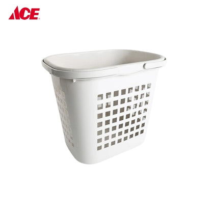 MEGABOX 40L Laundry Basket - No Cover - Off White (MG551)
