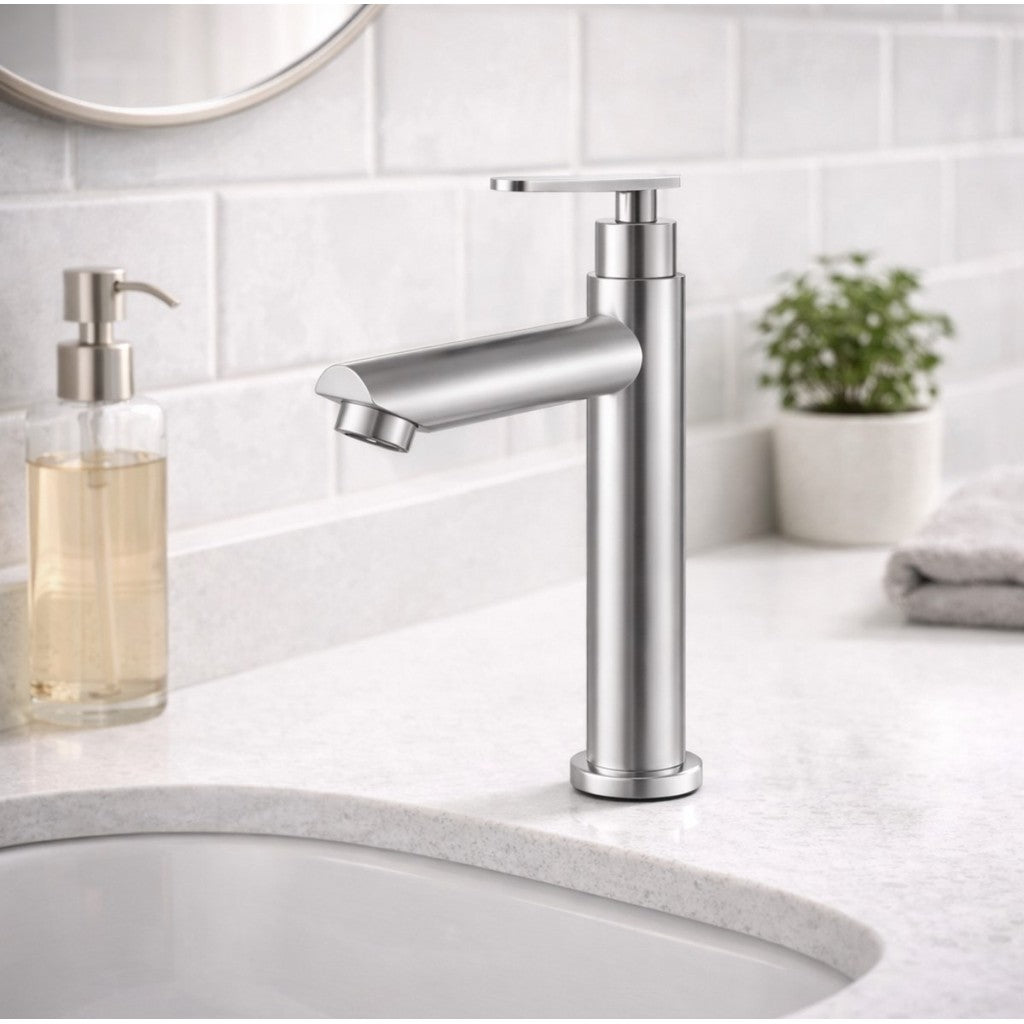 AXIS Yarra High Rise Basin Faucet Stainless Steel
