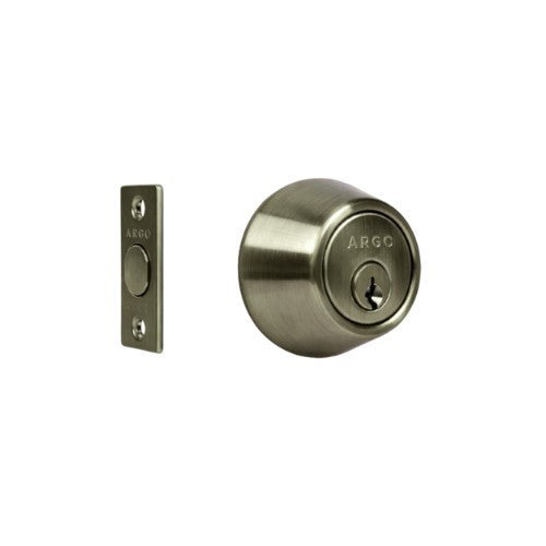 ARGO Double Cylinder Deadbolt Antique Brass