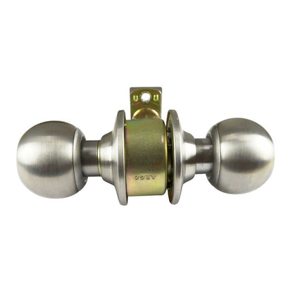 ARGO  Knobset Cylindrical Entry Round Satin Stainless Steel