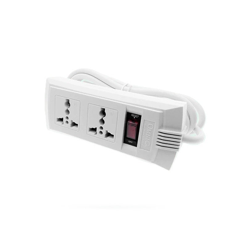 OMNI Universal Outlet Extension Cord 2Gang With Switch WEU 102 PK