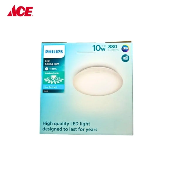 PHILIPS 10W LED Ceiling Light - Cool Daylight (CL200)