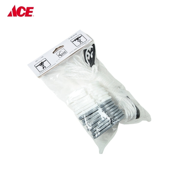 HOMESTYLE Wind Proof 8M Rope with 16-Clips