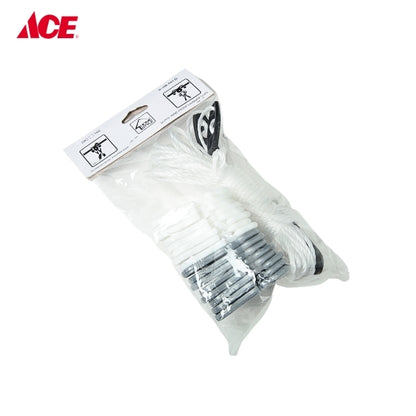 HOMESTYLE Wind Proof 8M Rope with 16-Clips