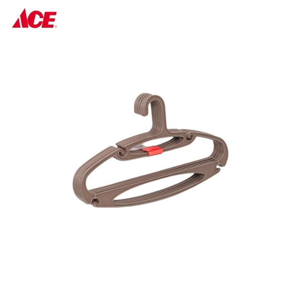 HOME STYLE Slim Dynamic Hanger - Brown 6pcs (HS 192)