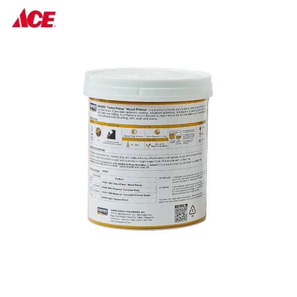DAVIES 1L Water-Based Wood Primer - White (DV-1300)