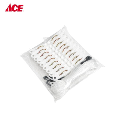 HOMESTYLE 18-Clips with 8m Clotheslines - White