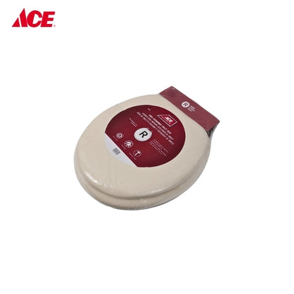 ACE 17" Round Vinyl Cushioned Toilet Seat
