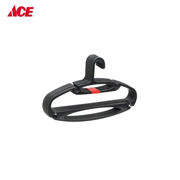 HOMESTYLE Slim Dynamic Hanger - Black 6pcs (HS 192)