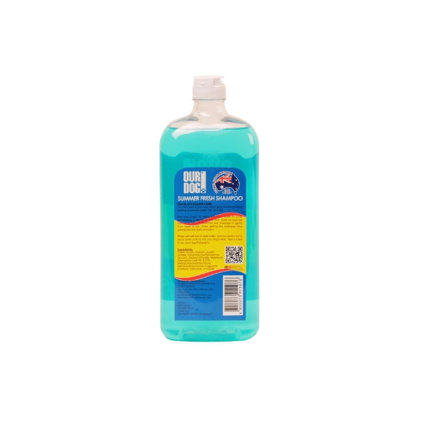 OUR DOG 1L Summer Fresh Shampoo with Tea Tree Oil