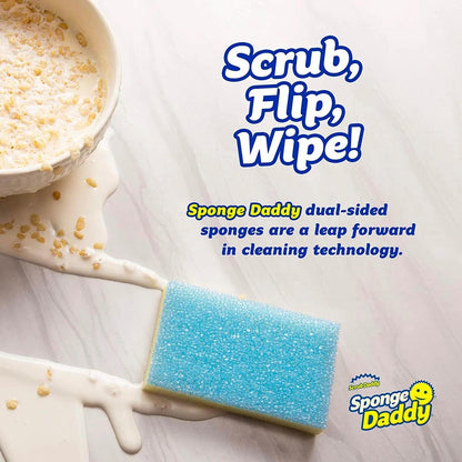 Sponge Daddy 1.4oz Dual-Sided Sponge+Scrubber