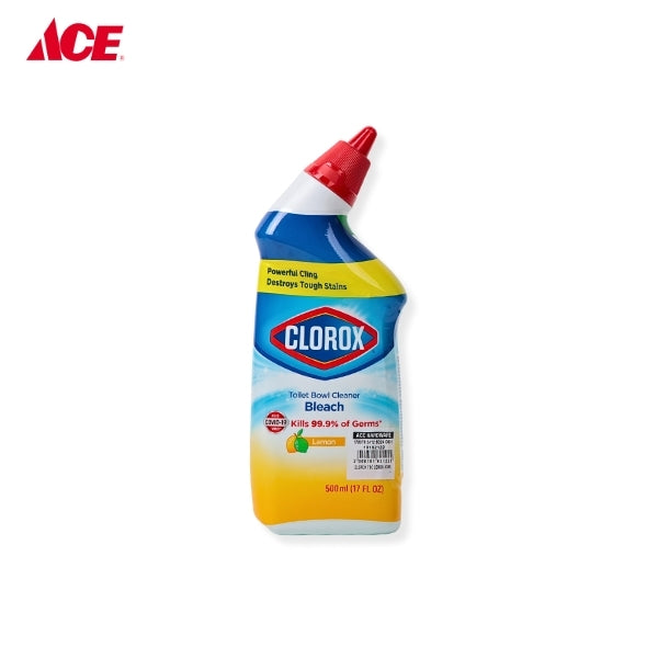 CLOROX 500ml Toilet Bowl Cleaner with Bleach - Lemon