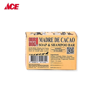 OUR DOG 120g Madre De Cacao Soap & Shampoo Bar